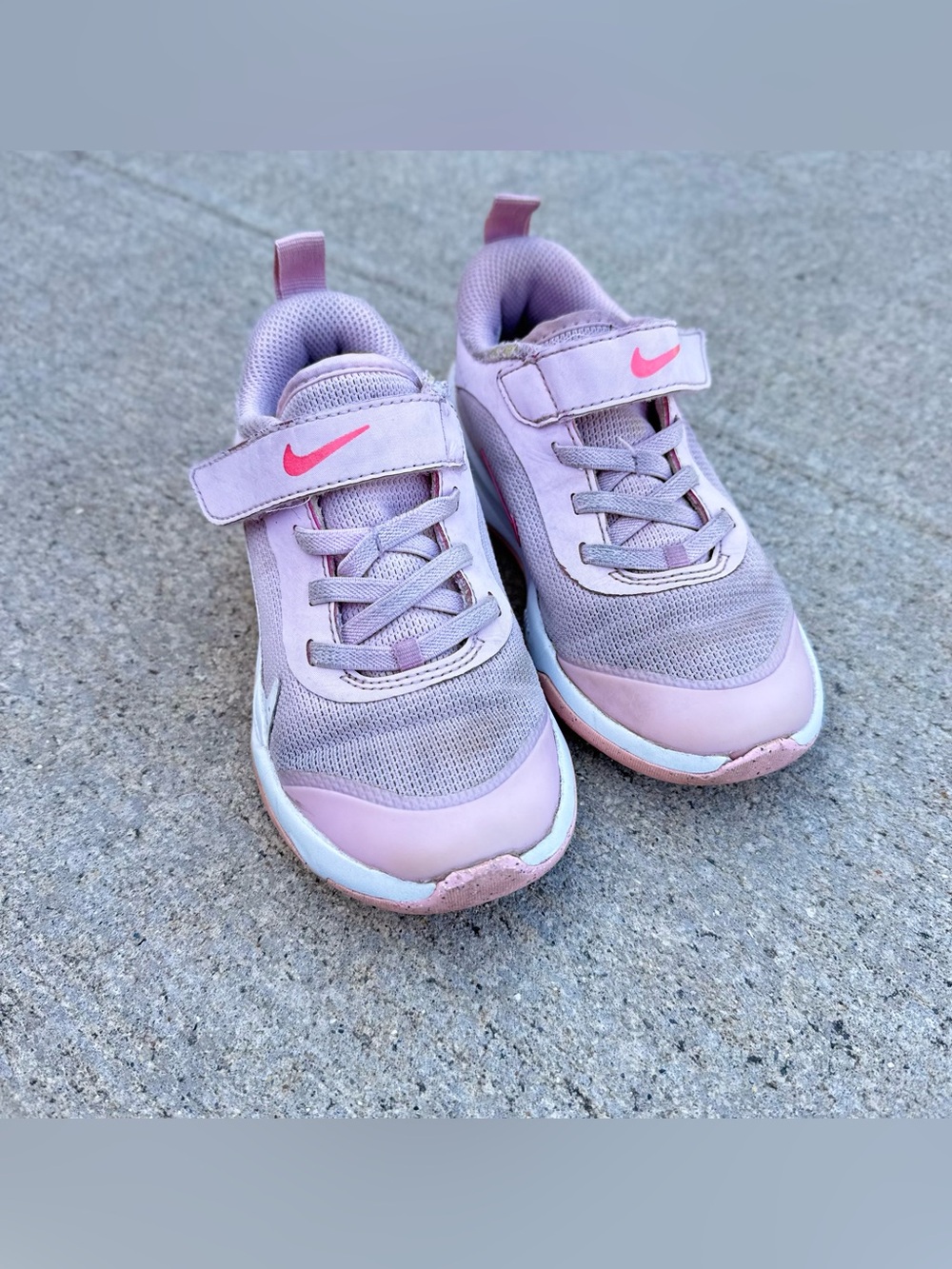 Nike Omni Multi-Court PS Shoes Sneakers Pink Foam Small Kids 11C